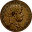 Italy 5 Tornesi Ferdinando II 1841 KM# 349 FERDINANDVS II D.G. REGNI VTR SIC ET HIER REX coin obverse