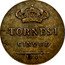 Italy 5 Tornesi Ferdinando II 1841 KM# 349 TORNESI CINQUE 1841 coin reverse