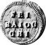 Italy 6 Baiocchi Pius VI 1797 XXIII KM# 3 SEI BAIOC CHI coin reverse