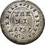 Italy 8 Baiocchi Pius VI Terni 1797 XXIII KM# 4 PIVS SEXTUS P M A XXIII TER NI 1797 coin obverse