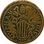 Italy Baiocco Benedict XIV 1744 V KM# 138 BENEDICT XIV P M A V coin obverse