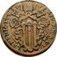 Italy Baiocco Benedict XIV 1747 KM# 142 BENEDICTVS XIV P M A VI coin obverse