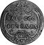 Italy Baiocco Benedict XIV 1747 VII BAIOCCO FERRARA coin reverse