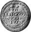 Italy Baiocco Clement XIII 1759 I KM# 163 VN BAIOCCO GVBBIO 1759 coin reverse