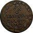 Italy Baiocco Clement XIII 1759 KM# 164 VN BAIOCCO GVBBIO 1759 coin reverse