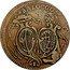 Italy Baiocco Pius VI 1784 X KM# 302.3 BAIOCCO coin obverse