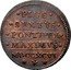 Italy Baiocco Pius VI 1796 MDCCXCVI KM# 322 PIUS SEXTVS PONTIFEX MAXIMVS MDCCXCVI coin reverse