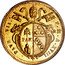 Italy Doppia Pio VII (1817) R XVIII KM# 1076 PIVS VII PON M A XVIII coin obverse