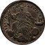 Italy Doppio Giulio (1/5 Scudo) Pius VI 1792 1792-XVIII KM# 1045 AVXILIVM DE SANCTO coin reverse