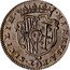 Italy Grano Filippo V 1701 AG/A KM# 123 HIERVSA E T SICILIAE coin reverse
