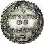 Italy Grosso Pius VI 1784 1784-X KM# 1047 AUXILIVM DE SANCTO coin reverse