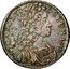 Italy 1 Piastra (120 Grana) Charles VI 1733 VMA-DG KM# 145 CAROL VI D G ROM IMP V M A D G coin obverse