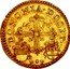 Italy Quadrupla (4) Scudo D'oro (Alexander VII) KM# 55 BONONIA DOCIT 1656 B P coin reverse