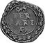 Italy Quattrino Ferrara Coinage 1610 KM# 6 FER RARI AE coin reverse