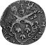 Italy Quattrino Ferrara Coinage 1636 KM# 60 VRBANVS VIII P MAX coin obverse