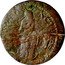 Italy Quattrino Alexander VII 1655 I KM# 15 VIRGO CO NCIPIET coin reverse
