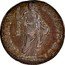 Italy Quattrino Innocent XI 1677 II KM# 36 SANCTVS PETRVS A P coin reverse
