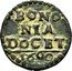 Italy Quattrino Alexander VIII 1690 KM# 110 BONO NIA DOCET 1690 coin reverse