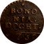 Italy Quattrino Clement XII 1739 KM# 190 BONO NIA DOCET 1730 coin reverse