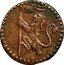 Italy Quattrino Benedict XIV 1742 KM# 225 coin obverse