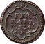 Italy Quattrino Benedict XIV 1746 KM# 135 FER RARI 17Æ46 coin reverse
