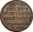 Italy Quattrino Pius VI 1795 KM# 320 PIVS SEXTVS PONTIFEX MAXIMVS QVATRINO coin reverse