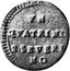 Italy Quattrino (Pius VI) KM# 1 VN QVATRINO SSEVERI NO coin reverse