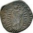 Italy Quattrino Gregory XV ND (1622) 1622-II KM# 101 SVB TVVM PRAESIDIVM ROMA coin reverse