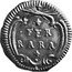 Italy Quattrino Benedict XIV ND (1749) KM# 136 FER RARA coin reverse