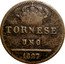 Italy Tornese Francesco I 1827 KM# 303 TORNESE UNO 1827 coin reverse