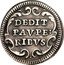 Italy 1/2 Grosso (Mezzo Grosso) Clement XI ND (1709) IX KM# 712 DEDIT PAVPE RIBVS coin reverse