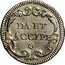 Italy 1/2 Grosso (Mezzo Grosso) Clement XI ND (1710) X KM# 735 DA ET ACCIPE coin reverse
