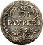 Italy 1/2 Grosso (Mezzo Grosso) Innocent XII 1695 V KM# 581 DA PAVPERI 1698 coin reverse