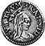 Italy 1/2 Grosso Urban VIII ND (1625) III KM# 134 SVB TVVM PRAB ID coin reverse