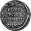 Italy 1/2 Grosso Benedict XIV ND (1740) I KM# 922 BENE FAC HVMILI coin reverse