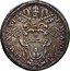 Italy 1/2 Piastra Clement XI 1715 MDCCXV-XV KM# 761 CLEMENS XI P M ANN XV coin obverse