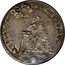 Italy 1/2 Piastra Innocent XII ND (1698) AN. VII KM# 601 FIAT PAX IN VIRTVTE TVA coin reverse