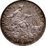 Italy 1/2 Scudo Clement XIII 1760 III KM# 1200 SVPRA FIR MAM PETRAM 17 60 coin reverse