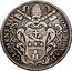 Italy 1/2 Scudo Clement XIV 1773 IV KM# 1208 CLEMENS XIV PONT MAX A IV coin obverse