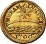 Italy 1/2 Scudo D'oro Clement XI 1706 KM# 685 VMBRAM. IN. LVCEM 1706 coin reverse