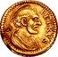 Italy 1/2 Scudo D'oro Annibale Albani 1740 KM# 937 S PETRVS coin reverse