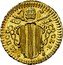 Italy 1/2 Scudo D'oro Benedict XIV 1751 MDCCLI KM# 973 MDC CLI coin obverse