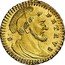 Italy 1/2 Scudo D'oro Benedict XIV 1751 MDCCLI KM# 973 S. PETRVS coin reverse