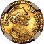 Italy 1/2 Scudo D'oro (Benedict XIV) KM# 939 S PETRVS coin reverse