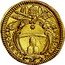 Italy 1/2 Scudo D'oro Clement XI ND (1709) IX KM# 717 CLEM XI P M A IX coin obverse
