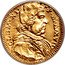 Italy 1/2 Scudo D'oro Clement XI St. Peter ND (1717) XVII KM# 768 CLEM XI P M A XVII coin obverse