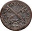 Italy 2 Baiocchi (Muraiola) Clement XIV 1771 KM# 1205 CLE MENS XIV 1 77 1 coin obverse