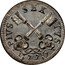 Italy 4 Baiocchi Pius VI 1777 KM# 1211 PIVS SEX TVS 1 77 7 coin obverse