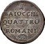 Italy 4 Baiocchi Clement XIII ND KM# 1162 BAIOCCHI QUATTRO ROMANI coin reverse