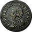 Italy 5 Baiocchi Pius VI 1797 XXIII KM# 1245 SANCTA DEI GENITIX T M coin reverse